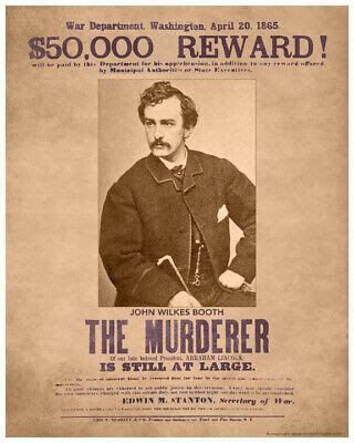 john wilkes booth wanted poster original|Wikipedia:Featured picture candidates/Wanted!